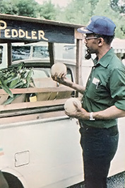 Melons are sold on a per-unit basis.